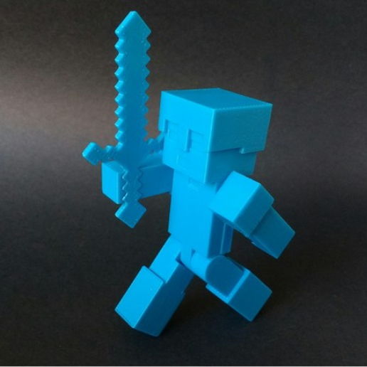 Alex Minecraft Jeu 3D print model - Mito3D