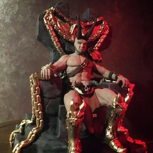 alex terrible niño of oscuridad sacrificio to prevalecer estatua figura hombre 3d print model - Mito3D