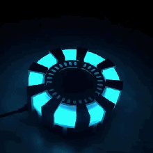 alexa arc reactor update iron man marvel echo dot 3d print model - Mito3D