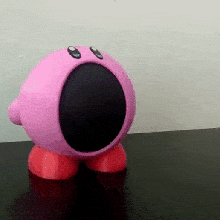 alexa eco punto 4th Generacion Kirby Arte apoyo nintendo altoparlante decoración deco juguete 3d print model - Mito3D
