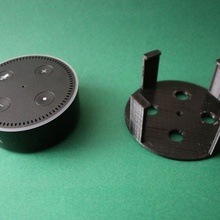 Alexa Eko nokta tavan binmek tepeden duvar gadget Amazon 3d print model - Mito3D
