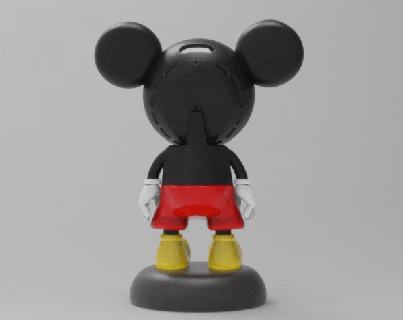 alexa echo dot mickey mouse 3d print model - Mito3D