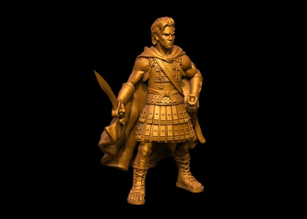 alexander great - kings & heroes fighter hero king warrior macedon commander royalty general conqueror greek macedonian bucephalus 3d print model - Mito3D