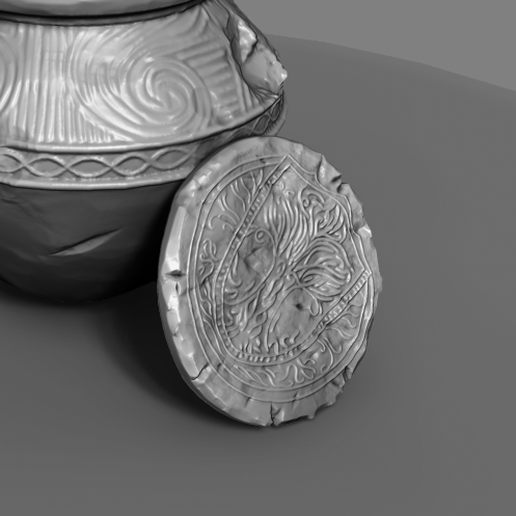 alexander lid 3D print model - Mito3D