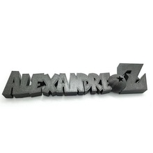 Alexandre Ejderha top dbz dekorasyon ilk isim kişiselleştirilmiş z üzerine istek yapılmış e ölçü 3d print model - Mito3D