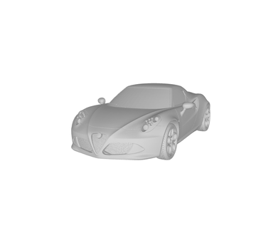 alfa Romeo 4c Jeu alpha 3d print model - Mito3D