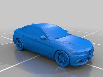 alfa Romeo Giulia voitures réglage détail 3d print model - Mito3D