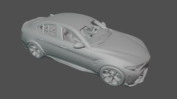 alfa romeo giulia 952 2024 quadrifoglio sedan luxury 2023 2022 new car vehicle toy model 3d print 3d print model - Mito3D