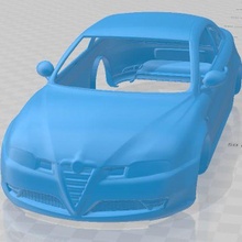 alfa romeo gt 2004 yazdırılabilir vücut araba 3d print model - Mito3D