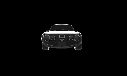 alfa romeo gta auto car cars 3d print model - Mito3D