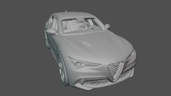 alfa Romeu Stelvio SUV 2023 2022 carro veículo brinquedo modelo 3d impressão 3d print model - Mito3D