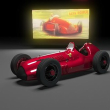 alfa romeo tipo di 158 vari modello vintage giocattolo il veicolo gara auto 3d print model - Mito3D