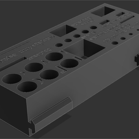 alfawise u30 tool holder range 3D print model - Mito3D