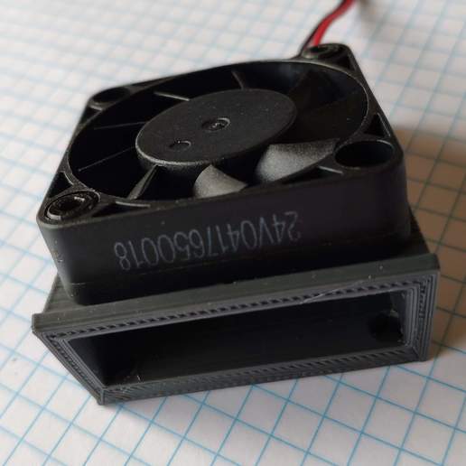 alfawise u50 electrónico caja ventilador soporte tu 50 imprimante 3 re 3D print model - Mito3D