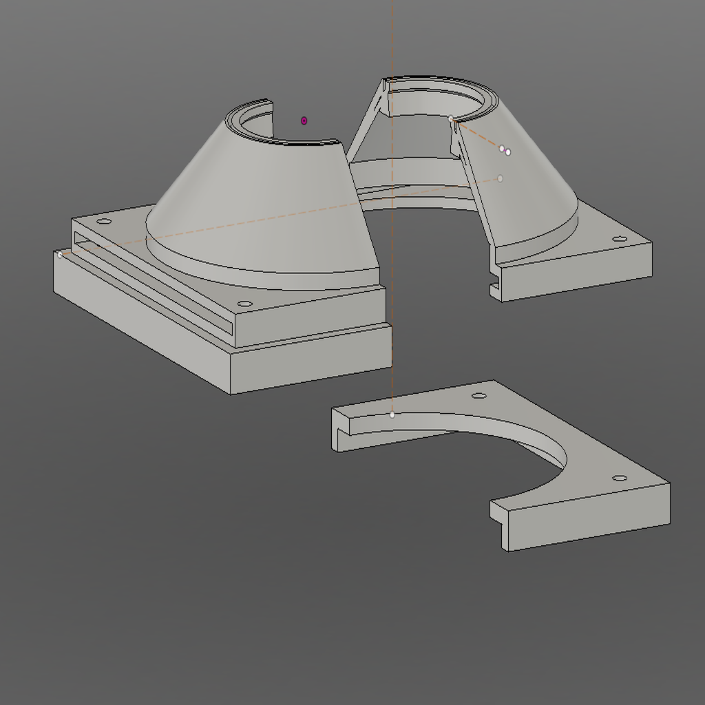 Alfawise w10 120mm hayran kanallı havalandırma 60mm açılış yönetilen kanal zorunlu hava kendin yap 3D print model - Mito3D