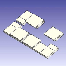 alfawiseu30 - angolari piatto strumento La stampa 3d specchio letto angolare alfawise u30 3d print model - Mito3D