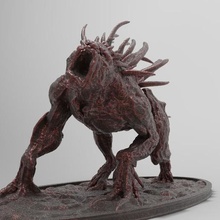 alghul 1 witcher Spiel Bestiarium fantasy tabletop der Miniatur Kreatur Tier monster Ungeheuer hardtoprint Skulptur Figuren Kunst fanart 3d print model - Mito3D