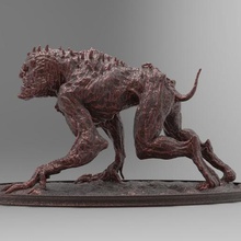alghoul 1 witcher jogo bestiário fantasia tampo de mesa miniatura criatura animais monstro besta hardtoprint escultura figurinhas a arte fanart 3d print model - Mito3D