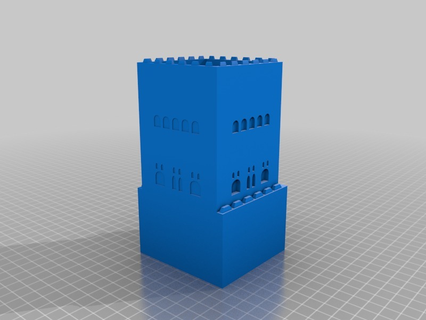 alhambra Torre all'aperto giardino 3d print model - Mito3D