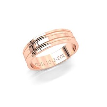 alianza 03 ali wedding ring jewelry alliance engagement 3d print model - Mito3D