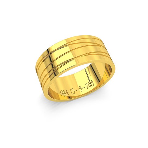 alianza 07 ali wedding ring jewelry alliance engagement 3D print model - Mito3D