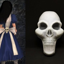 alice madness returns cosplay cranio moda lidell blu vestito coslpay paese delle meraviglie 3d print model - Mito3D