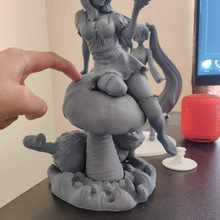 Alice país maravilhas menina nu amar anatomia sexy corpo figura brinquedo estátua animal arte erótico apaixonado peitos herói Super heroi 3d print model - Mito3D