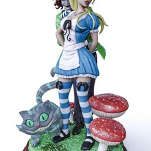 Alice país maravilhas 3d print model - Mito3D