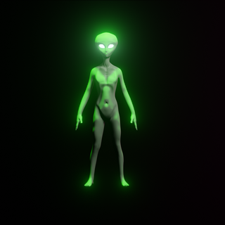 alieno et extraterrestre ufo giocattoli giocattolo arte roswell sci fi 3d print model - Mito3D