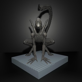 alien alienvspredator avp predator warrior sigourney weaver character horror scifi figure movie series sciencefiction ellen ripley 3d print model - Mito3D