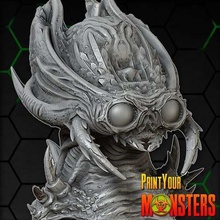 alien art sculptures statue sculpture monster horror game bust bronze 3d print model - Mito3D