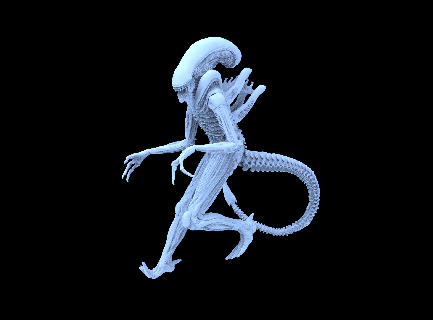 alieno 3d Stampa arte 3dmodel 3d print model - Mito3D