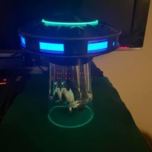 extraterrestre enlèvement lampe gadget lumière nuit art enlever jouet 3d print model - Mito3D