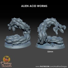Außerirdischer Acid Würmer 3d print model - Mito3D