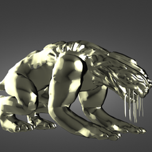 alien animal 3d print model - Mito3D