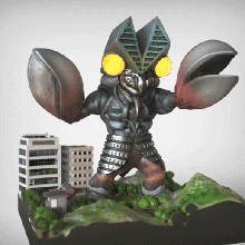 alien baltan-chibi version -fanart- -japan tokusatsu caricature -3d print model 3d print model - Mito3D