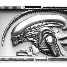 alien bas-relief cnc movie art monster creature relief machining engraver 3d print model - Mito3D
