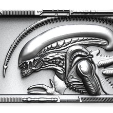 alien bas relief cnc film art monstre créature soulagement l'usinage graveur 3d print model - Mito3D