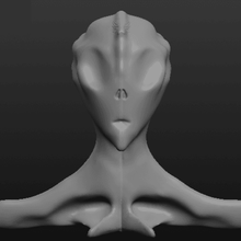 alien busto vários do sci fi gratuito 3d print model - Mito3D