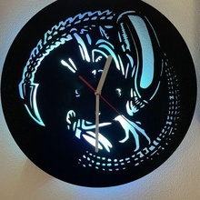 alien clock  clock clock alien geek