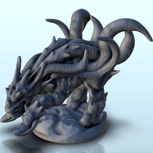 alieno creatura tentacules cranio testa 10 sci fi science fiction 40k 30k 3d print model - Mito3D