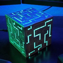 alien cube gioco impressionante box cool cubo la decorazione regalo interattiva led luce film prop scienza scifi spazio oggetti di scena 3d print model - Mito3D