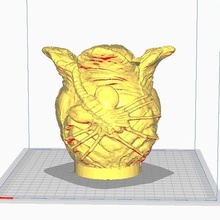 alien ovo fosco a casa mate 3d print model - Mito3D