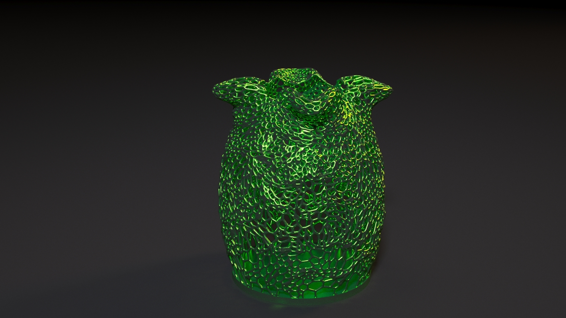 extraterrestre Oeuf vase sci espace voronoi créature facehugger extra terrestre personnage xénomorphe monstre art sculptures 3D print model - Mito3D
