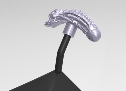 alieno Ingranaggio leva messa punto corsa hotrod cambio 3d print model - Mito3D