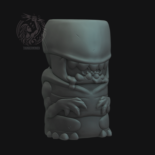 Außerirdischer Geschenk Kamerad Glas Bleistift Charakter Halloween 3d print model - Mito3D