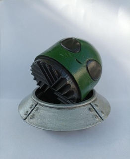 extraterrestre broyeur martien pica hachoir marijuana cannabis télescopes pc cultes vert l'amour 3d print model - Mito3D