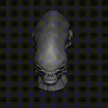 extraterrestre cabeza juego película Arte xenomorfo alto escuela politécnica xeno Sla fdm 3d print model - Mito3D