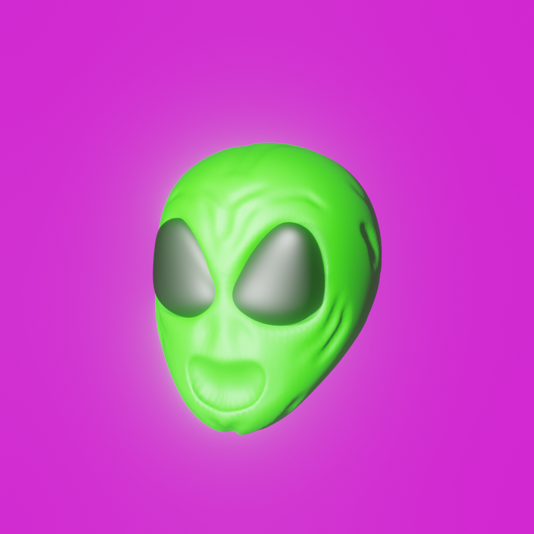 alien head Art jaime mausan stuff 3D print model - Mito3D