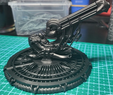extraterrestre jockey espacio 3d print model - Mito3D